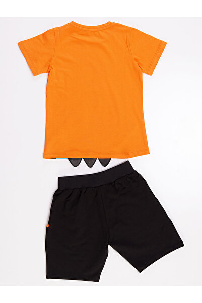 Denokids Whatsup Monster Boy T-shirt Shorts Set