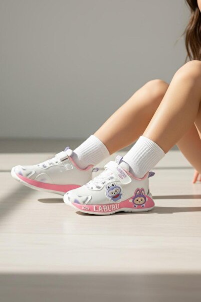 Görkem bebe ayakkabı ve tekstil Dívčí sportovní boty LABUBU s protiskluzovou podrážkou (úzký střih)