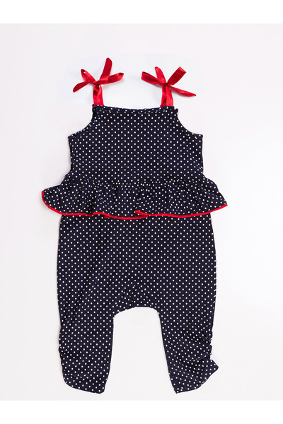 Denokids Cat Polka Dot Girl's Jumpsuit