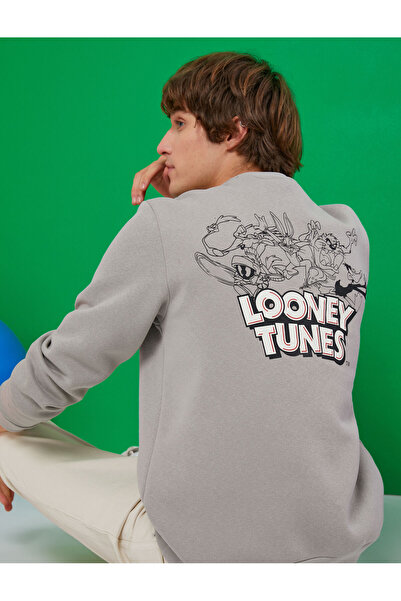 Koton Looney Tunes Sweatshirt Şardonlu Lisanslı Baskılı