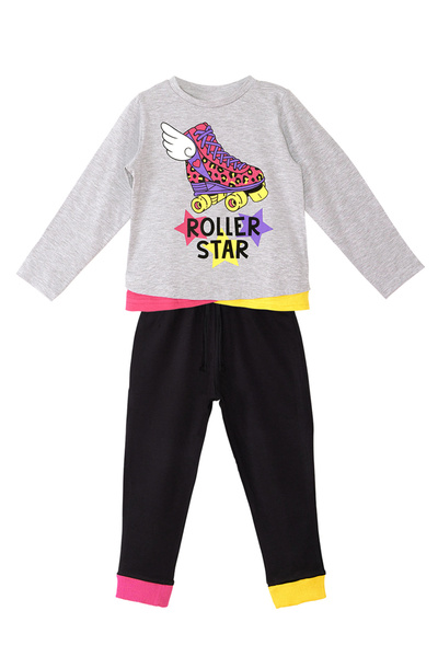 MSHB&G Roller Star Girl's Winter T-Shirt Pants Set