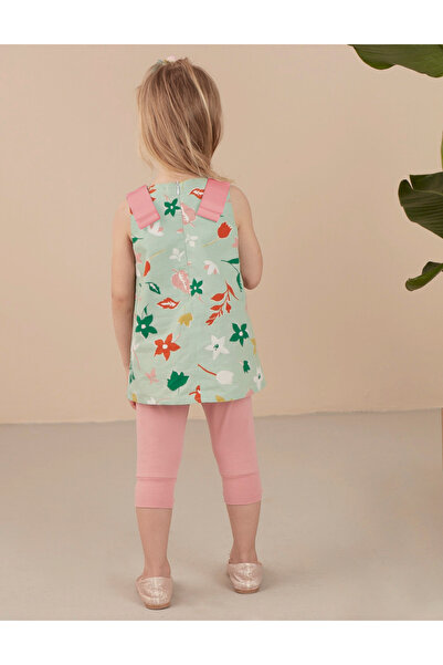Ollie&Olla Flower Patterned Girl's Poplin Blouse
