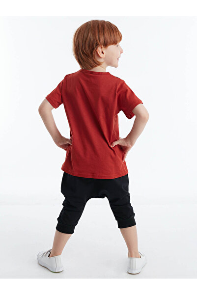 Denokids Hi Ponçik Boy T-shirt Shorts Set