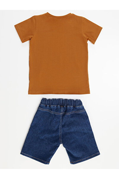 MSHB&G DJ Boy T-shirt Denim Shorts Set