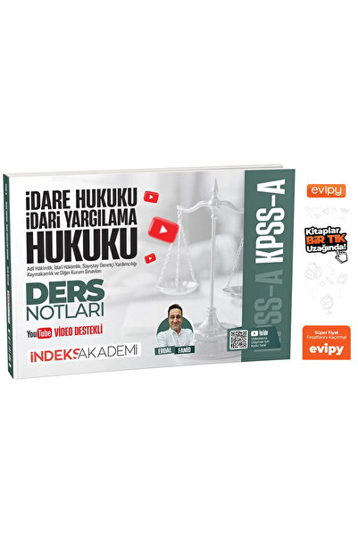 İndeks Akademi Erdal Fanid | 2026 KPSS A Grubu İdare ve İdari Yargılama Hukuk...
