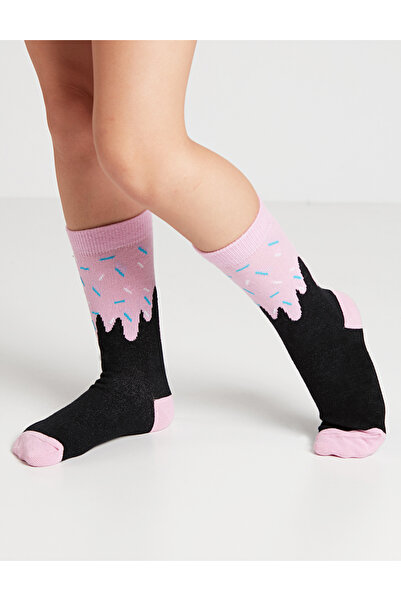 Denokids Panda&Crema Girl Socks Set of 2