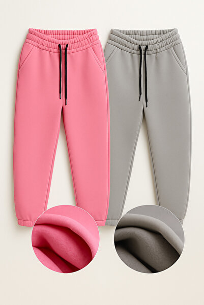 mini kanka 2 ΤΕΜ. Φούτερ χειμερινού τύπου Thermo Fleece επένδυση fleece – Unisex Άνετο Κομμένο Μέγεθος 8-16 ετών 2 ΤΕΜ.