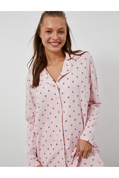 Koton Πουκάμισο με κουμπιά Πυτζάμα Μακρυμάνικο