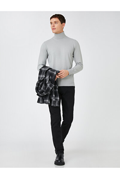 Koton سترة رمادية للرجال 3WAM70115HT