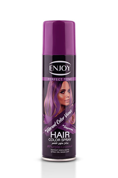 Enjoy Purple Hair Color Spray 150ml – Instant, Quick-dry, Washable, Long-lasting For All Hair Types