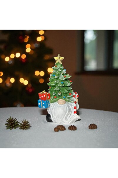 Genel Markalar Yılbaşı Süsü Dekoratif Christmas Noel Baba Çam Ağacı Biblo Hed...