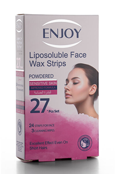 Enjoy LIPOSOL FACE WAX STRIP POWDER 27PCS SET