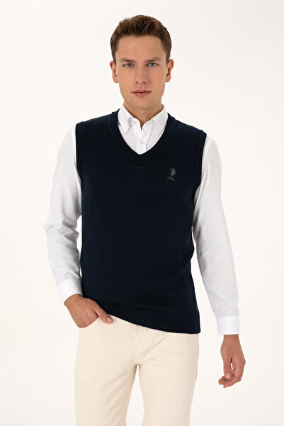 U.S. Polo Assn. Men's Navy Blue Sweater 50316843-Vr033