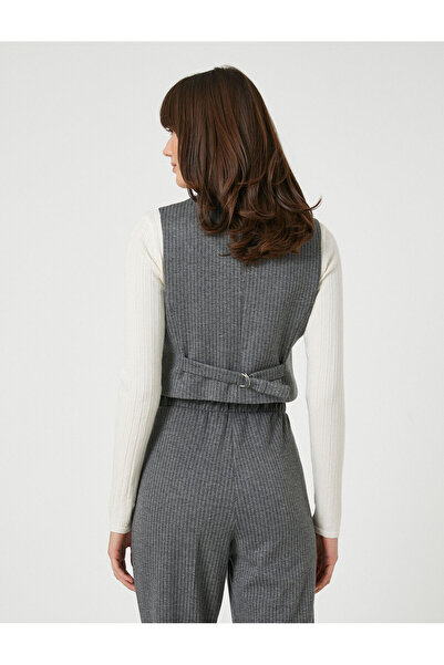 Koton X Шахіка Ерчумен - Кемер Детальний кроп-жилет