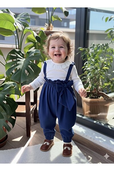 BabyDia Uzun Kollu Gömlekli Müslin Tulum