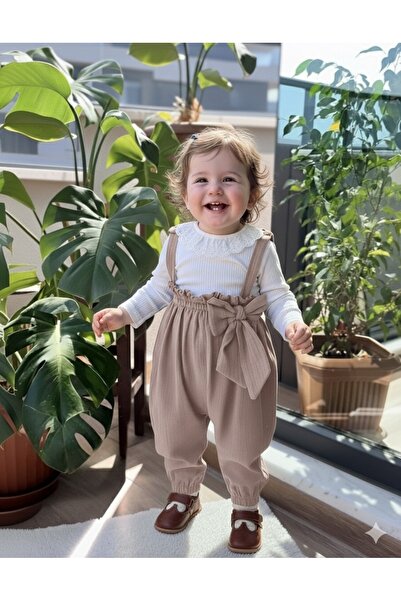 BabyDia Uzun Kollu Gömlekli Müslin Tulum