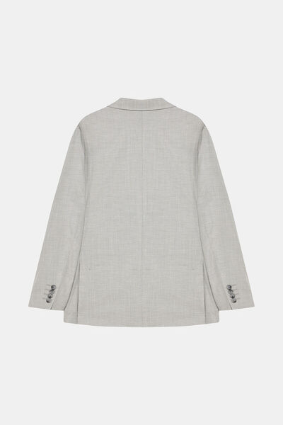 W Collection Gray Buttoned Suit