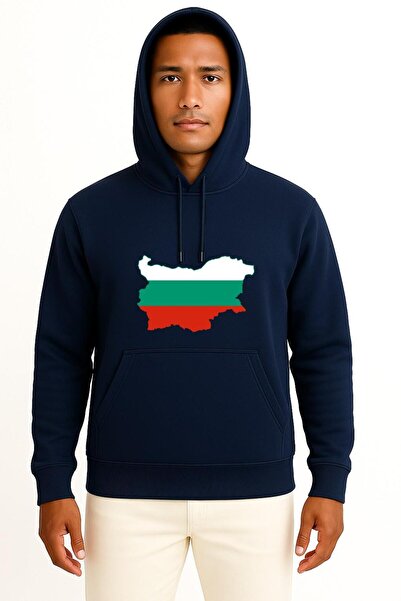 Bahriyeli Collection cu glugă Colecția de hărți cu steagul Bulgariei, design ...