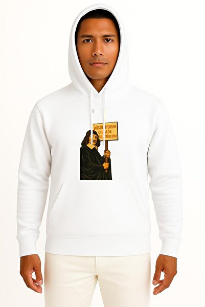 Bahriyeli Collection Hooded I'M Thinking, so I'M Silveryride, Unisex Sweatshi...
