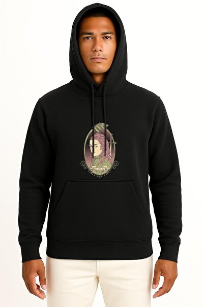 Bahriyeli Collection Φούτερ Unisex με σχέδιο στήθους με κουκούλα Arya Stark G...