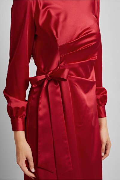 Alvina Satin Dress 45649