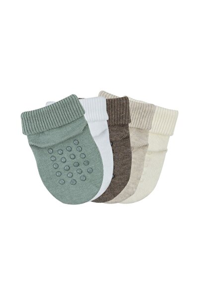 Bross Boxed 5-Piece Organic Cotton Baby Socks-1
