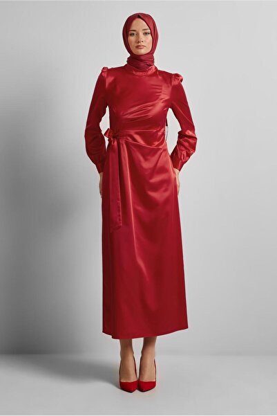 Alvina Satin Dress 45649