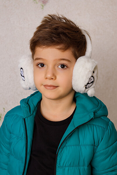 Jasminya Çocuk Peluş Figürlü Kışlık Kulaklık