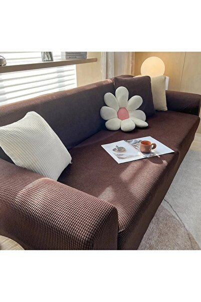 BASHTUGH TİCARET Husa de scaun pentru 3 persoane din material Lycra, de înaltă calitate, lavabilă, anti-alunecare.