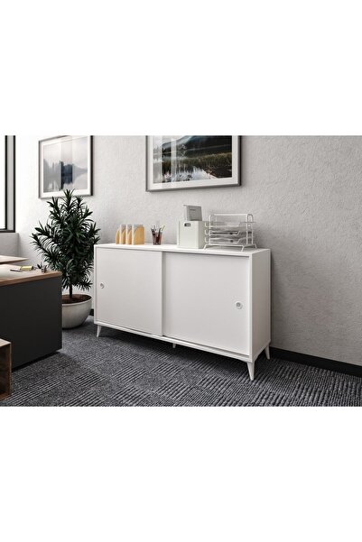 KZNHOME Joker Ofis Dolabı, Dosya Dolabı Beyaz - Tamamı 1. Kalite Mdf