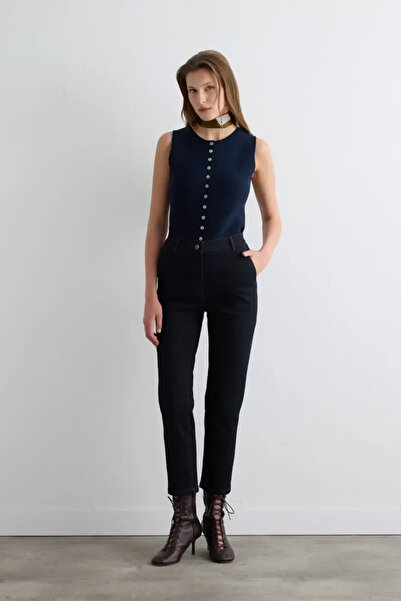 Gusto Джинсові штани Mom Pantolon - Lacivert