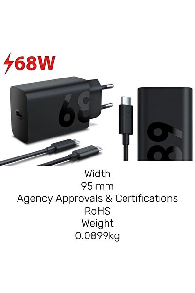 LENOVO ZG38C05739 68 W Type-C Kablolu Şarj Aleti Tüm Cihazlarla Uyumlu