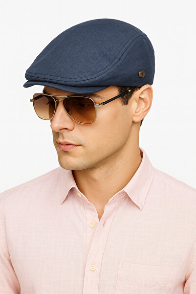 ZERAMİNE London Kasket Pălărie Elastică Vară Bleumarin