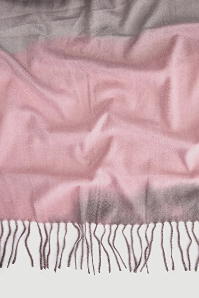 Gusto Batik Patterned Shawl - Gray