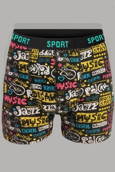 Vien&Karl Férfi mintás 6 részes prémium fésült pamut boxer lycrával