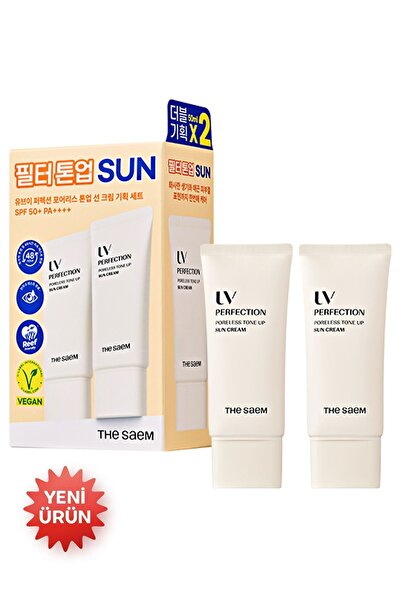 THE SAEM UV Perfection Poreless Tone Up Sun Cream / Vegan Ton Eşitleyici Güne...
