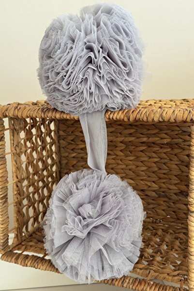 Pastelya Аксесуари Ponpon Gri Cibinlik