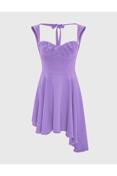İLVİ Sophy Purple Women's Dress