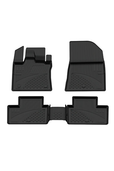 Sahler Renault Captur 2020+ Uyumlu SAHLER Araca Özel 4.5D Havuzlu Oto Paspas - Captur