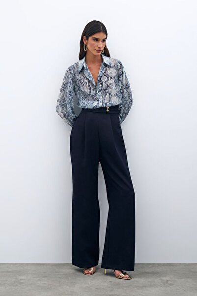 Sateen Брюки з деталями на поясі