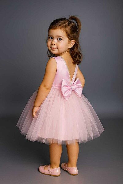 ayasofia kids 1 Kidslife Kız Çocuk Ön Ve Arka V Yaka Inci Detaylı Pembe Renk ...