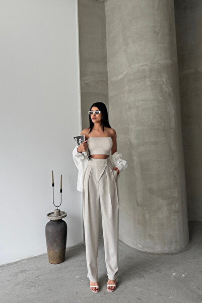 Genel Markalar TASARIM PANTOLON - Bej