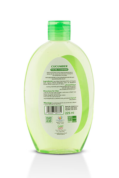 Enjoy Cucumber Facial Cleanser 225ml – Deep Clean, Hydrate & Refresh for All Skin Types