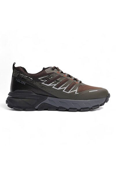 Tiglon Falcon Khaki Water Resistant Men's Outdoor Shoes