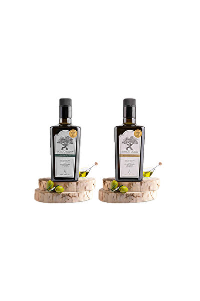 Borgo Oliva Ayvalık&Edremit Selection x Domat Reserve Natürel Sızma Zeytinyağı Deneyim Paketi 2x 500ml