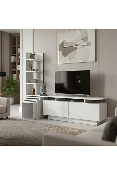 Stylish Home Modern white table set - SH06