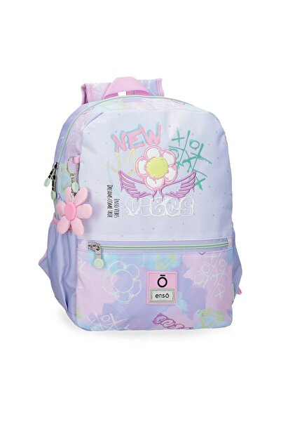 Enso Girls' backpack, class 0, New Vibes, purple, 33x27x11 cm