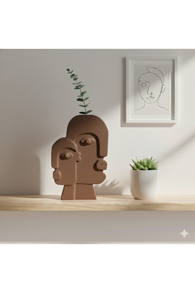 Livava Vază din ceramică Picasso maro - 28X18