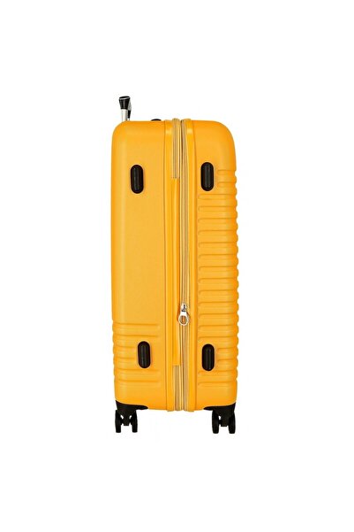 Roll Road Medium trolley, India, ABS, expandable, ocher, 48x70x27 cm