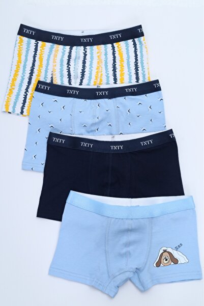 Toontoy Boy's Garni Stitched 4-Pack Boxer